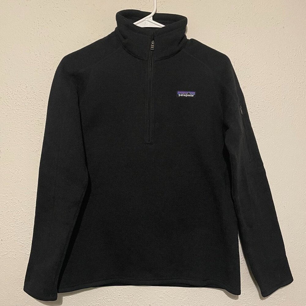 Patagonia Women's Better Sweater 1\4 Zip Slim Fit Pullover College Football ESPN - Picture 2 of 10